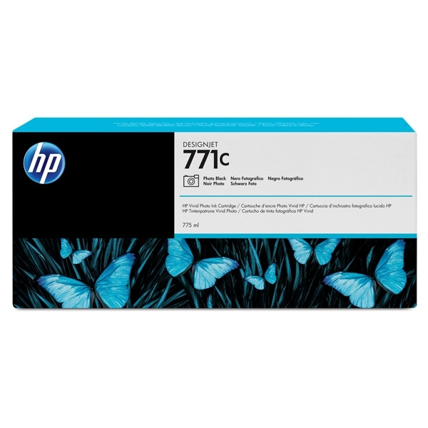 HP 771C (B6Y13A) tusz czarny foto, oryginalny B6Y13A 044252 - 1