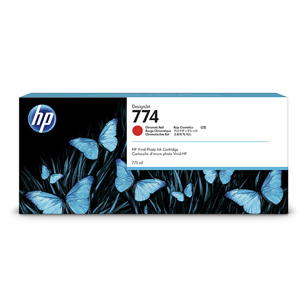 HP 774 (P2W02A) tusz czerwony, oryginalny P2W02A 055364 - 1