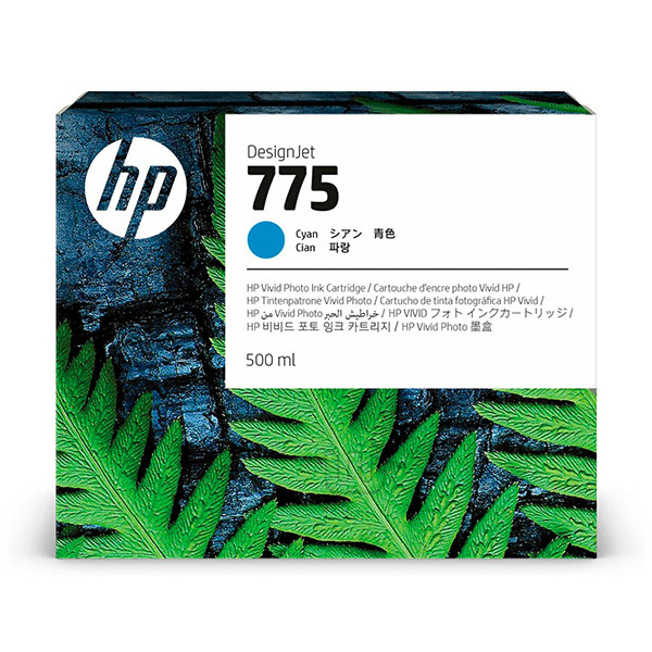 HP 775 (1XB17A) tusz niebieski, oryginalny 1XB17A 093296 - 1
