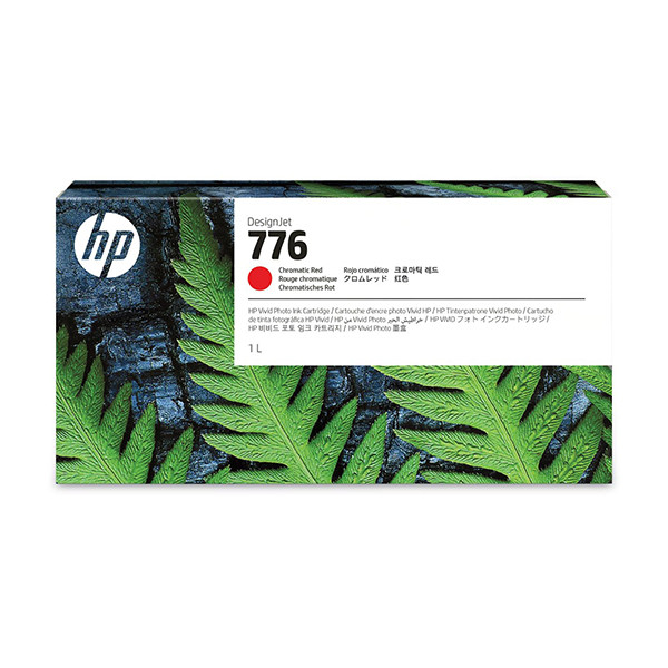 HP 776 (1XB10A) tusz chromatyczny czerwony, oryginalny 1XB10A 093268 - 1