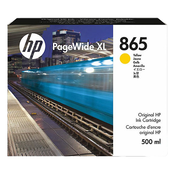 HP 865 (3ED84A) tusz żółty, oryginalny 3ED84A 093326 - 1