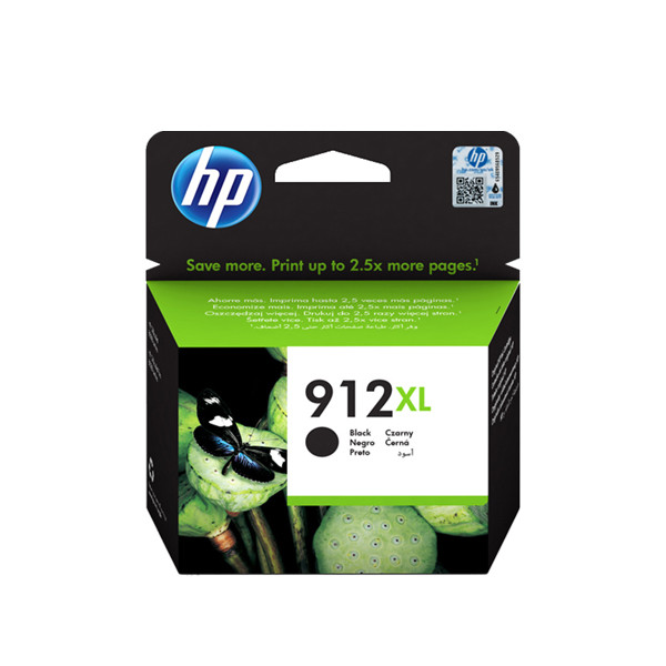 HP 912XL (3YL84AE) tusz czarny o zwiększonej pojemności, oryginalny 3YL84AE 055422 - 1