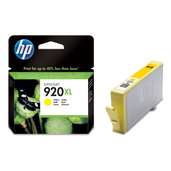 HP 920XL (CD974AE) tusz żółty, zwiększona pojemność, oryginalny CD974AE 044022 - 1