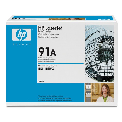 HP 92291A (91A/EP-N) toner czarny, oryginalny 92291A 032052 - 1