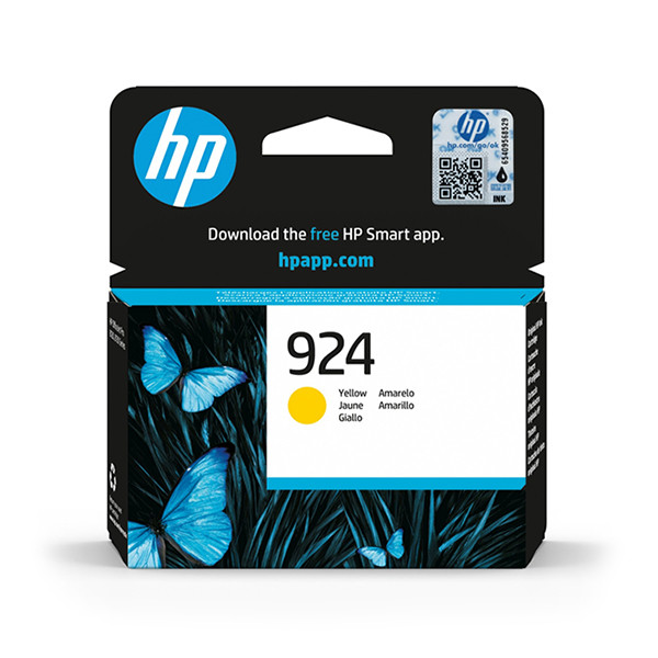 HP 924 (4K0U5NE) tusz żółty, oryginalny 4K0U5NE 030980 - 1