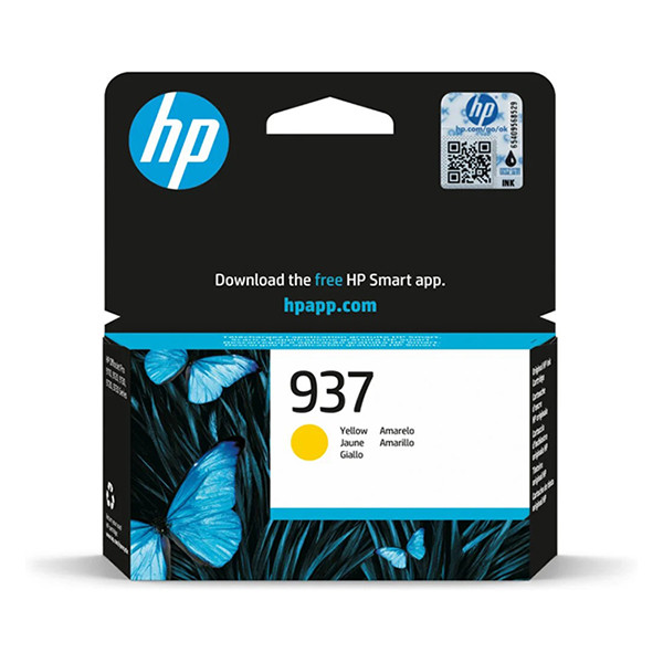 HP 937 (4S6W4NE) tusz żółty (oryginalny) 4S6W4NE 093314 - 1