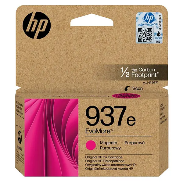 HP 937e EvoMore (4S6W7NE) tusz czerwony, oryginalny 093426 - 1