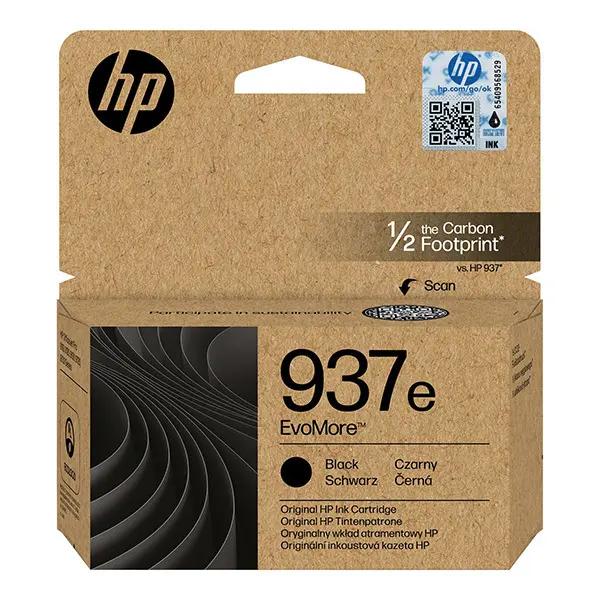 HP 937e EvoMore (4S6W9NE) tusz czarny, oryginalny 093422 - 1