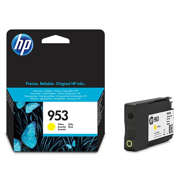 HP 953 (F6U14AE) tusz żółty, oryginalny F6U14AE 044534 - 1