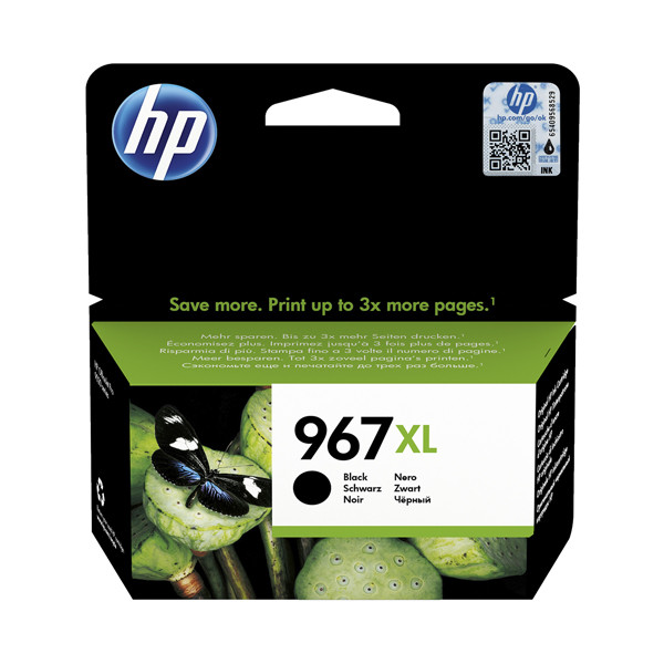 HP 967XL (3JA31AE) tusz czarny, extra zwiększona pojemność, oryginalny 3JA31AE 055390 - 1