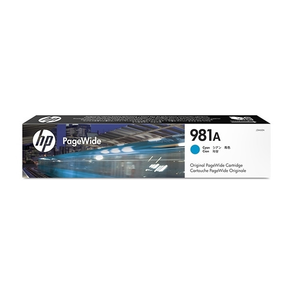 HP 981A (J3M68A) tusz niebieski, oryginalny J3M68A 044560 - 1