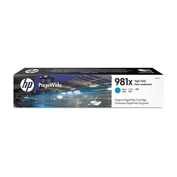 HP 981X (L0R09A) tusz niebieski, zwiększona pojemność, oryginalny L0R09A 044562 - 1