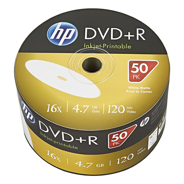 HP DRE00070WIP-3, DVD+R 4.7GB 16x, do nadruku, 50 szt. DRE00070WIP-3 833203 - 1