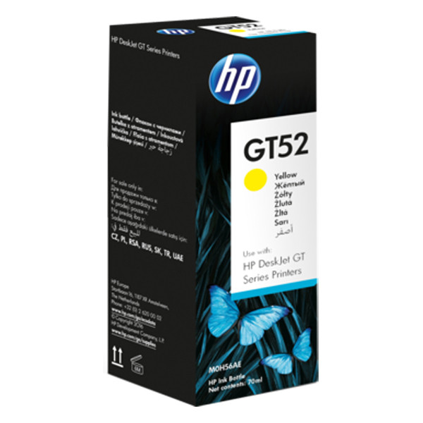 HP GT52 (M0H56AE) tusz żółty, oryginalny M0H56AE 030694 - 1