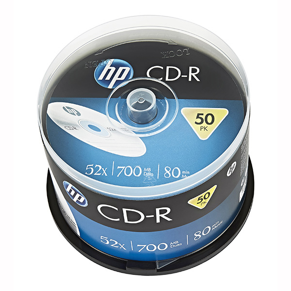 HP Płyta CD-R HP CRE00017-3, 700MB 52x, 50 szt. CRE00017-3 833196 - 1