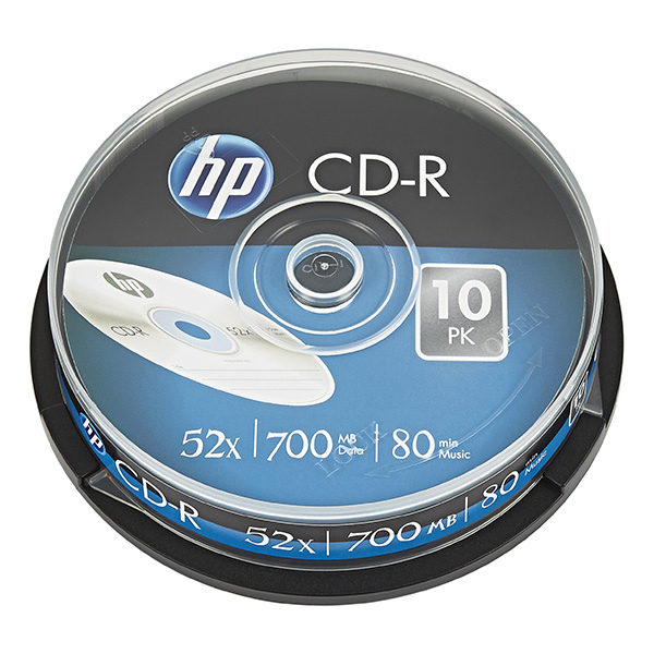HP Płyta CD-R HP CRE00019-3, 700MB 52x, 10 szt. CRE00019-3 833194 - 1