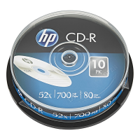 HP Płyta CD-R HP CRE00019-3, 700MB 52x, 10 szt. CRE00019-3 833194