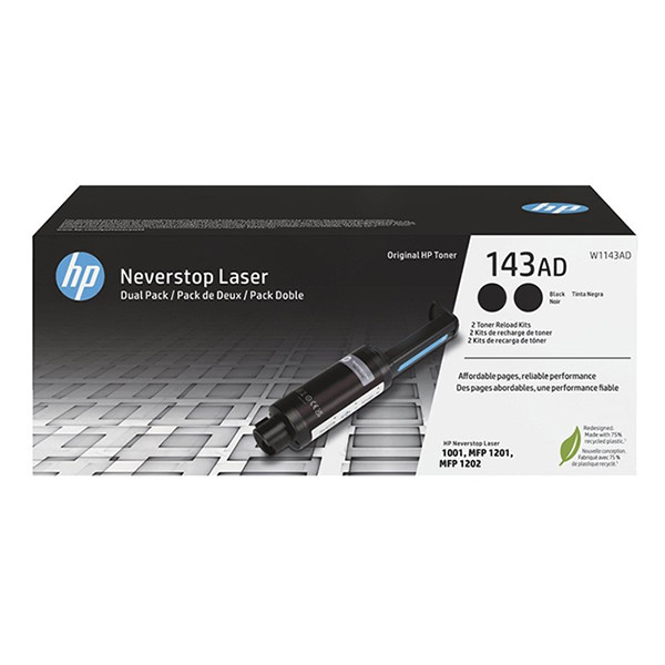 HP Pakiet HP 143A (W1143AD) 2 x toner czarny, oryginalny W1143AD 093242 - 1