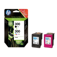 HP Pakiet HP 300 (CN637EE) tusz czarny i kolor, oryginalny CN637EE 054022