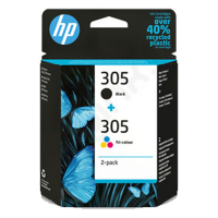 HP Pakiet HP 305 (6ZD17AE) tusz czarny + kolor, oryginalny 6ZD17AE 093126