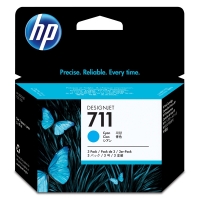 HP Pakiet HP 711 (CZ134A) 3 x tusz niebieski, oryginalny CZ134A 044204