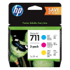 Pakiet HP 711 (P2V32A) 3 kolory, oryginalny 055298 - 1