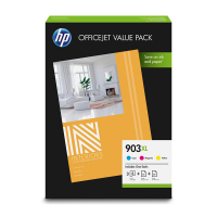 HP Pakiet HP 903XL (1CC20AE) 3 kolory + 2 papiery, oryginalny 1CC20AE 055278