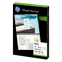 HP Pakiet HP 912 3 kolory + 2 papiery, oryginalny 6JR41AE 653006
