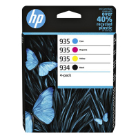 HP Pakiet HP 934/935 (6ZC72AE) tusz czarny + 3 kolory, oryginalny 6ZC72AE 044714