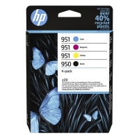 HP Pakiet HP 950/951 (6ZC65AE) tusz czarny + 3 kolory, oryginalny 6ZC65AE 093132
