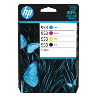 HP Pakiet HP 953 (6ZC69AE) tusz czarny + 3 kolory, oryginalny 6ZC69AE 093130
