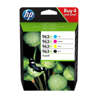 HP Pakiet HP 963XL (3YP35AE) czarny + 3 kolory, oryginalny 3YP35AE 653001