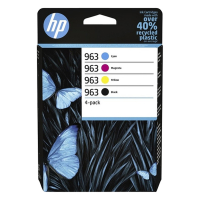HP Pakiet HP 963 (6ZC70AE) tusz czarny + 3 kolory, oryginalny 6ZC70AE 044710