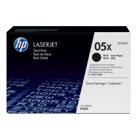 HP Pakiet HP CE505XD (05XD)  2 x toner czarny, zwiększona pojemność, oryginalny CE505XD 054074
