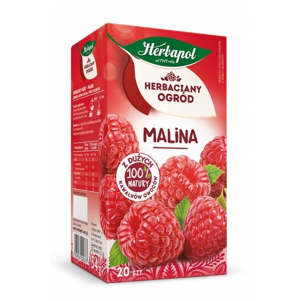 Herbatka Herbapol Herbaciany Ogród - malinowa, 20 torebek 700098 - 1