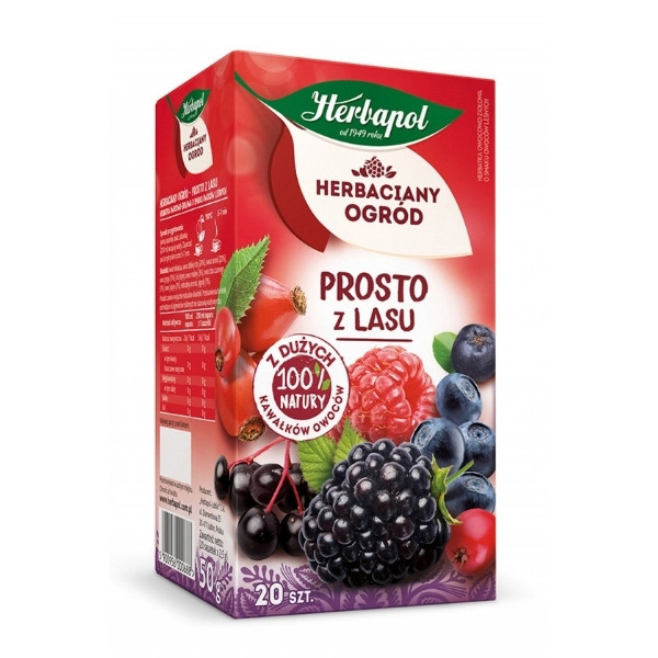Herbatka Herbapol Herbaciany Ogród - prosto z lasu, 20 torebek 700095 - 1