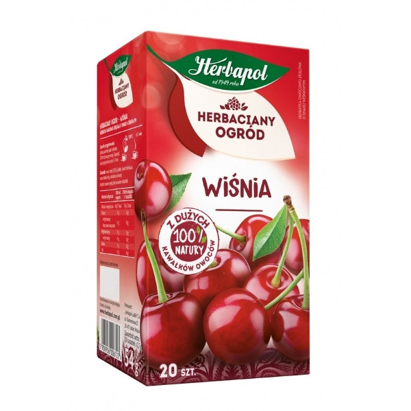 Herbatka Herbapol Herbaciany Ogród - wiśnia, 20 torebek 700105 - 1