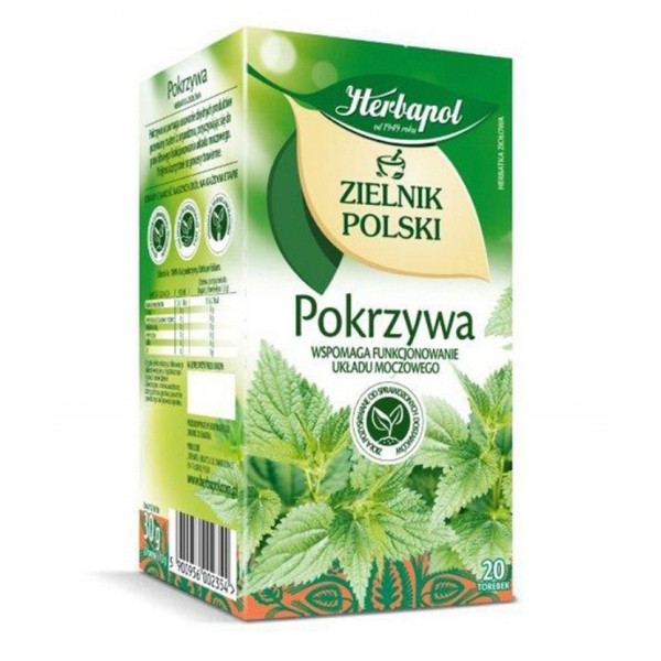 Herbatka Herbapol Zielnik Polski - pokrzywa, 20 torebek 700100 - 1