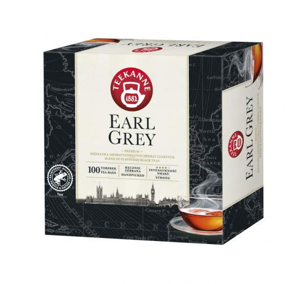 Herbata Teekanne Earl Grey, czarna, 100 torebek 700345 - 1