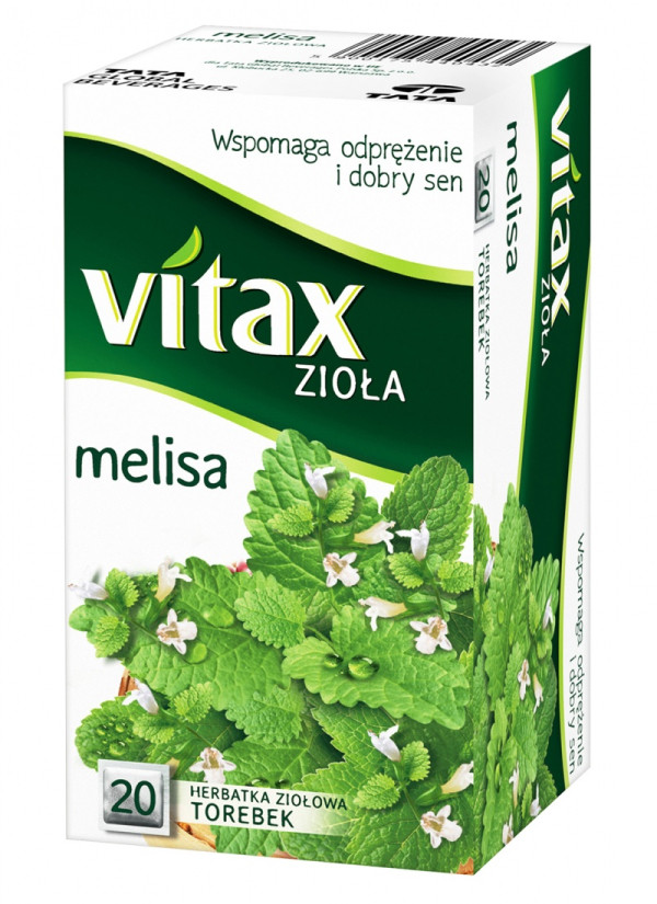 Herbata Vitax, melisa, 20 torebek 700303 - 1
