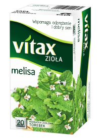 Herbata Vitax, melisa, 20 torebek 700303
