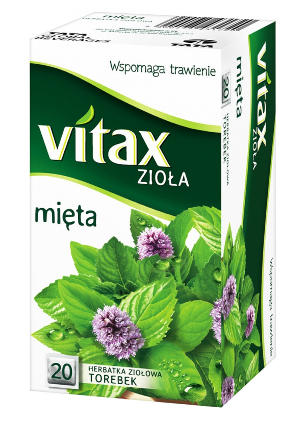 Herbata Vitax, mięta, 20 torebek 700304 - 1