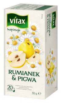 Herbata Vitax rumianek i pigwa, 20 torebek 700322