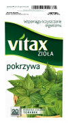 Herbata ziołowa Vitax, pokrzywa, 20 torebek 700318 - 1