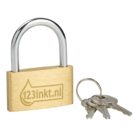 Kłódka na klucz 123drukuj 302579