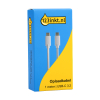Kabel USB-C / USB-C, 1 m, biały, 123drukuj (Apple) 302269 - 2