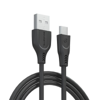 Kabel USB A 2.0 / Micro USB 3.1A, 3 m Somostel, czarny  144697