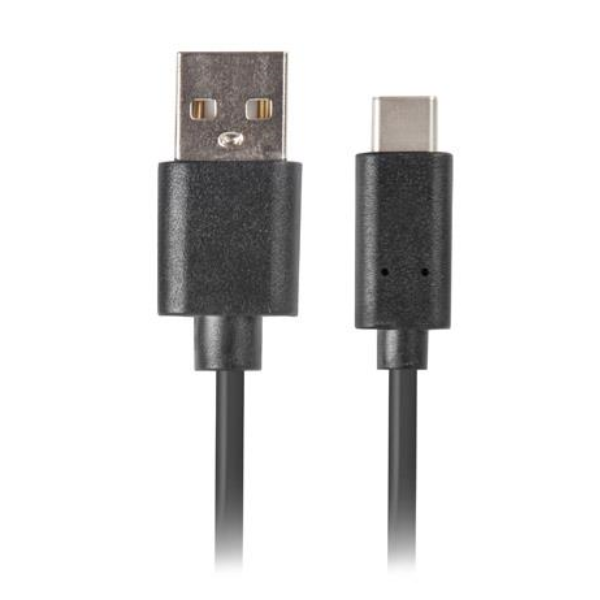 Kabel USB Q3.0 A / USB C, 1m Lanberg, czarny CA-USBO-20CU-0010-BK 246812 - 1