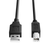 Kabel USB do drukarki czarny, 5 metrów, 123drukuj 302311 - 1