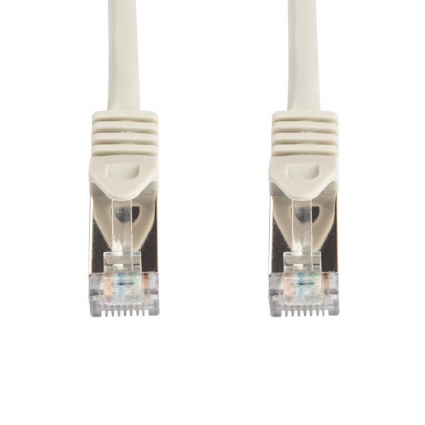 Kabel sieciowy ekranowany FTP RJ45, kat. 7, szary, 2 metry, 123drukuj 302305 - 1